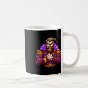 Taza De Café General Flexing Muscles Fan Lover Bodybuilding Gym