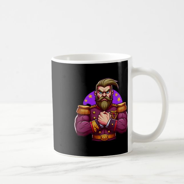 Taza De Café General Flexing Muscles Fan Lover Bodybuilding Gym (Derecha)