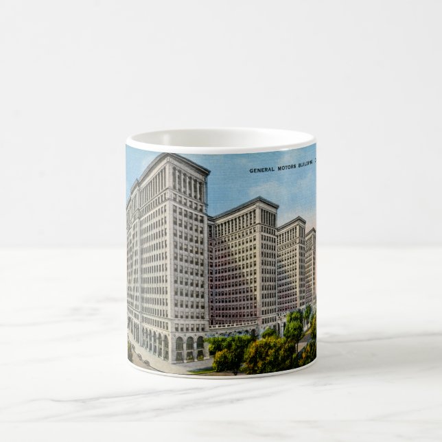 Taza De Café General Motors que construye, Detroit, Michigan (Centro)