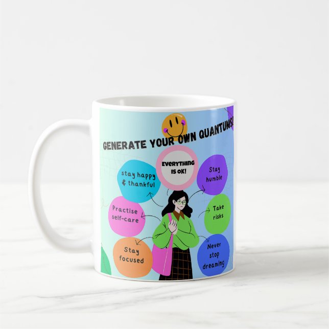 TAZA DE CAFÉ ¡GENERAR SUS PROPIOS CUANTUMOS! (Izquierda)