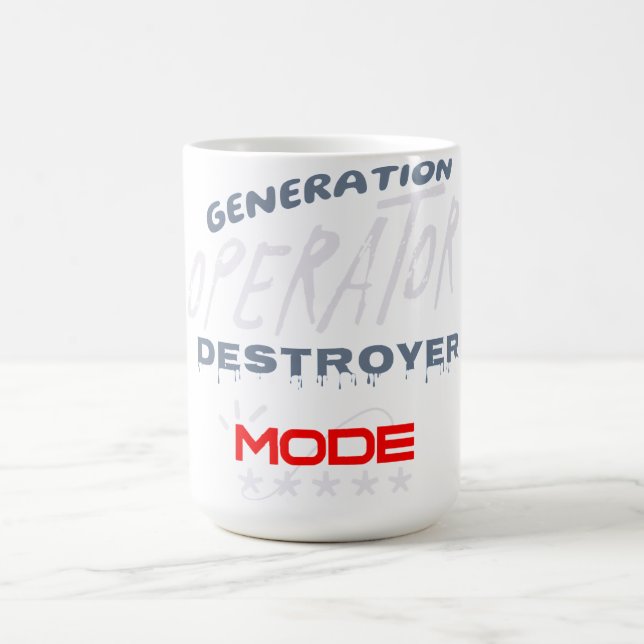 Taza De Café Generation Operator Destroyer Mode (Centro)