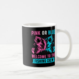 Taza De Café Género Revelan Pesca Rosa O Azul Bienvenida A Los 