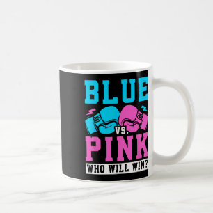 Taza De Café Género Revelar Fiesta Azul Vs Rosa Que Ganan Boxeo