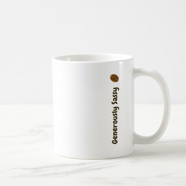 Taza De Café Generosamente Sassy con escritores de novelas y gr (Derecha)