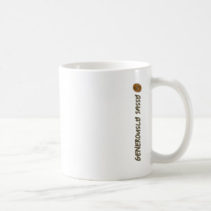 Taza De Café Generosamente Sassy w/ Escritores Novelistas Grano