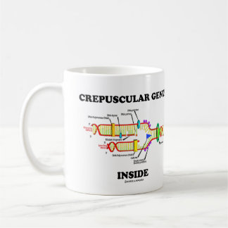 Taza De Café Genes Crepusculares Dentro del Humor del ADN
