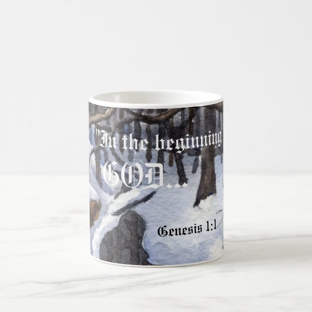 Taza De Café Génesis 1:1 Mug (Centro)
