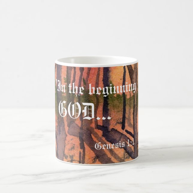 Taza De Café Génesis 1:1 Mug (Centro)