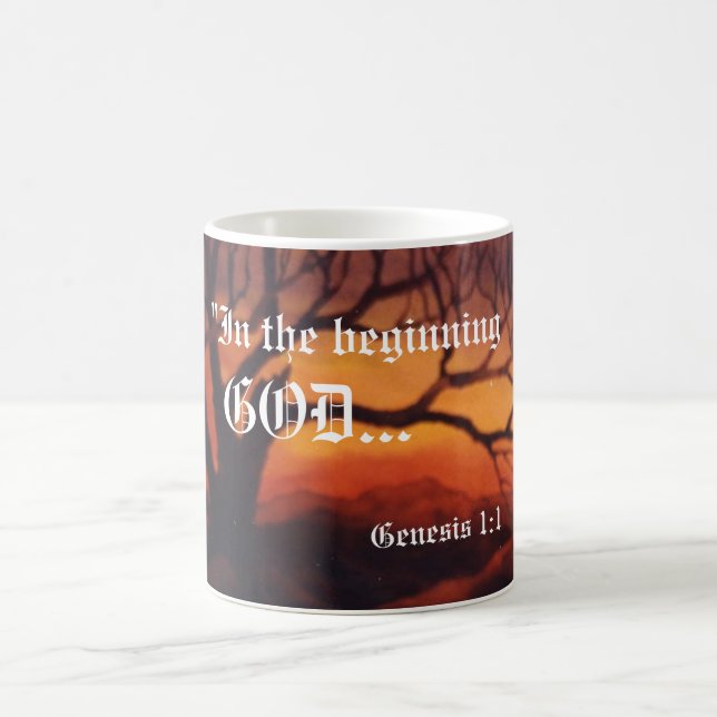 Taza De Café Génesis 1:1 Mug (Centro)