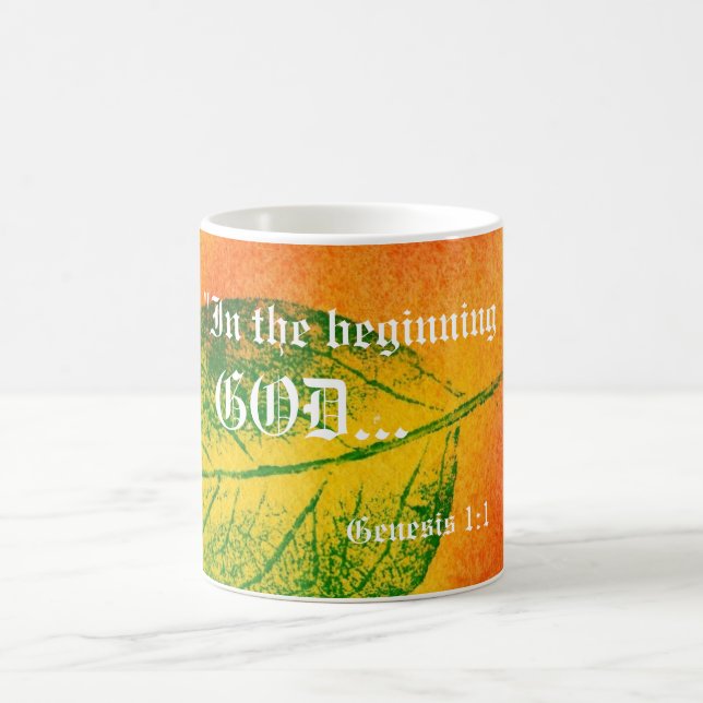 Taza De Café Génesis 1:1 Mug (Centro)
