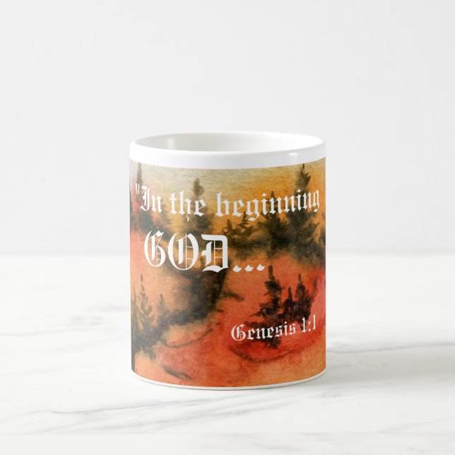 Taza De Café Génesis 1:1 Mug (Centro)