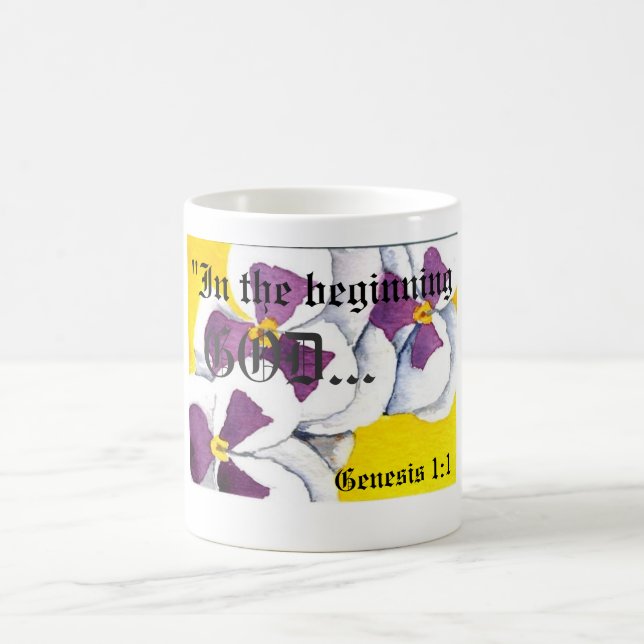 Taza De Café Génesis 1:1 Mug (Centro)