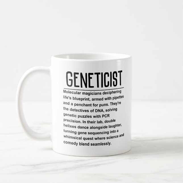 Taza De Café Genetista (Izquierda)
