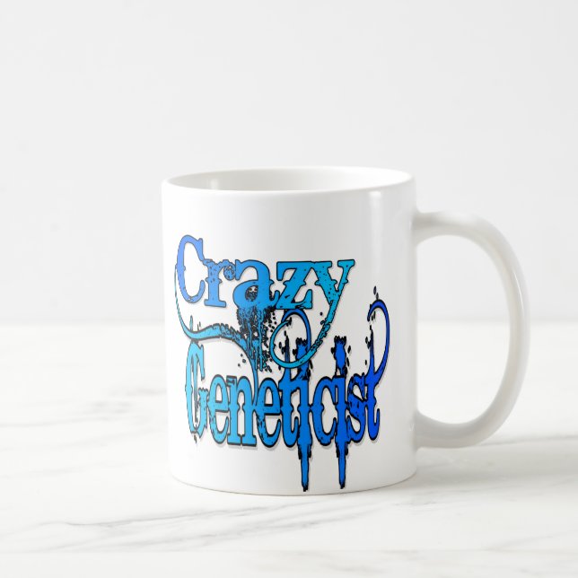 Taza De Café Genetista Loco (Derecha)