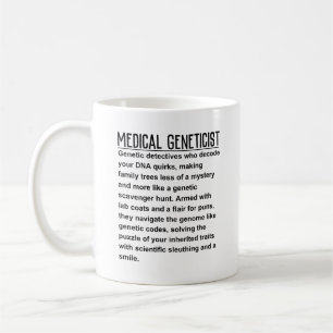Taza De Café Genetista médico