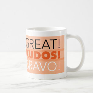 Taza De Café ¡Genial! ¡Felicidades! ¡Bravo! Mug, Personaliza