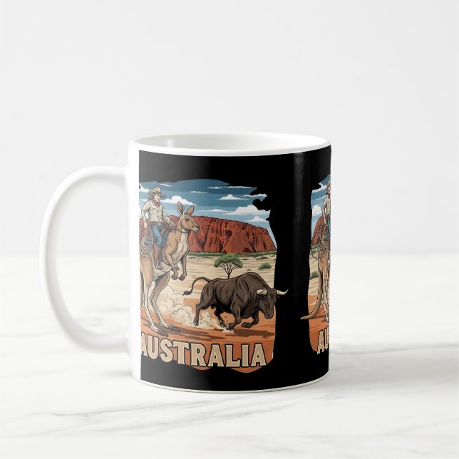 Taza De Café Genial tema australiano (Izquierda)