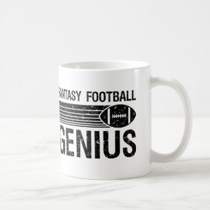 Taza De Café Genio 1 del fútbol de la fantasía
