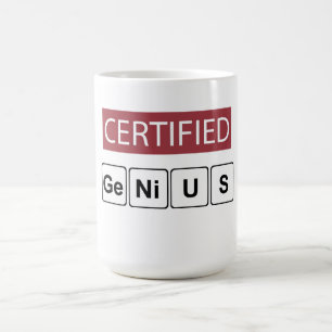 Taza De Café Genio Certificado