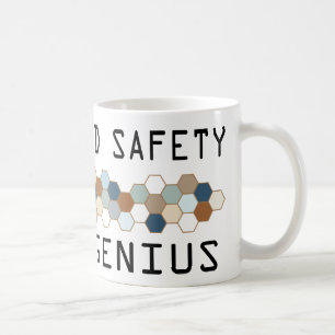 Taza De Café Genio de salud y de la seguridad