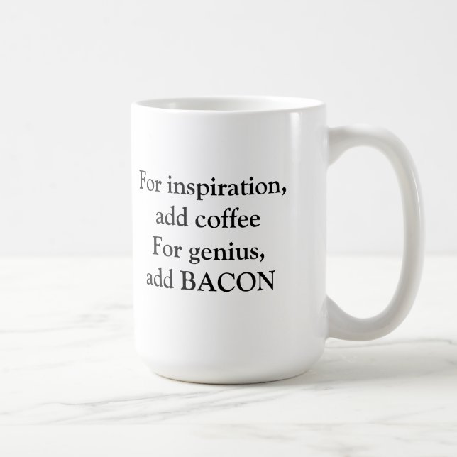 Taza De Café Genio del tocino (Derecha)
