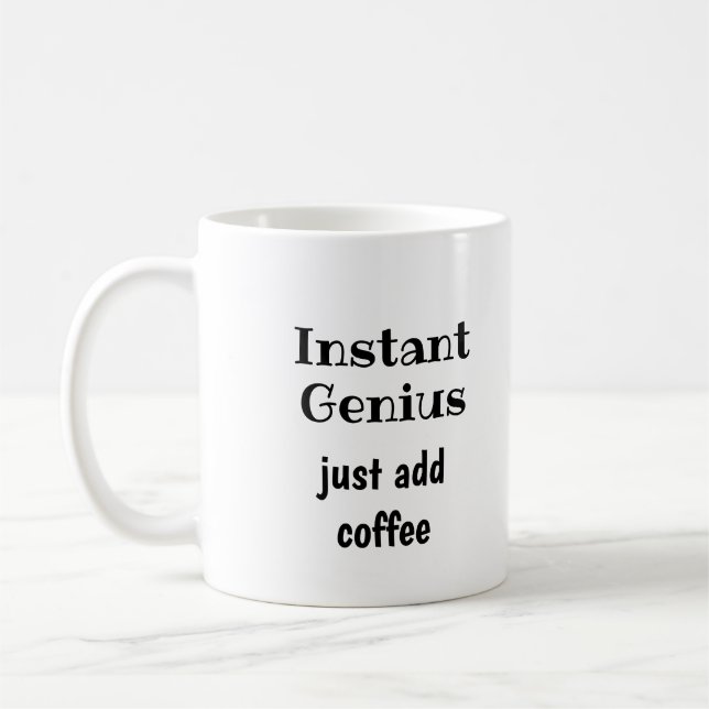 Taza De Café Genio instantáneo simplemente agrega oferta de div (Izquierda)