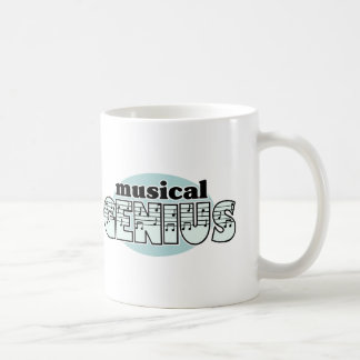Taza De Café Genio musical azul