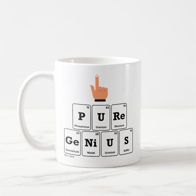 Taza De Café Genio puro (Izquierda)