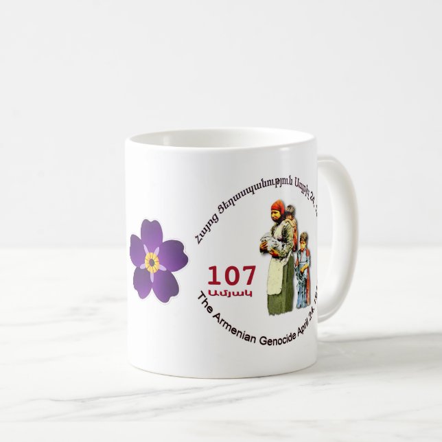 Taza De Café Genocidio armenio 107 Mug (Anverso derecho)