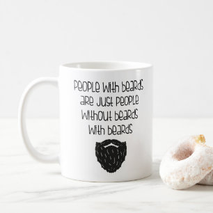 Taza De Café Gente con barba Cumpleaños divertido del padre sar