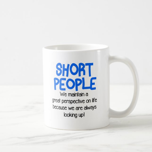 Taza De Café Gente corta divertida (Derecha)