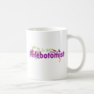Taza De Café Gente del palillo de la vena de Phlebotomist