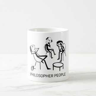 Taza De Café Gente filósofo - Diseñador de café Mug