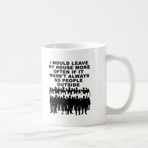 Taza De Café Gente fuera de Mug Gracioso
