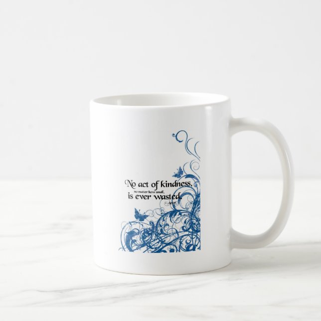 Taza De Café gentileza mariposa giratoria (Derecha)