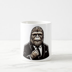 Taza De Café Gentleman Sasquatch - Gracioso Pie Grande
