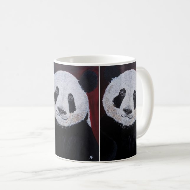 Taza De Café Gentlest of Giants Pintura de Alfred Fox (Anverso derecho)