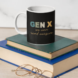 Taza De Café GenX: podemos leer cursiva