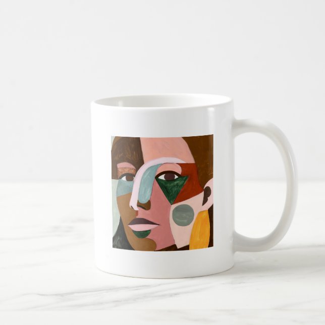 Taza De Café Geo Face (Derecha)