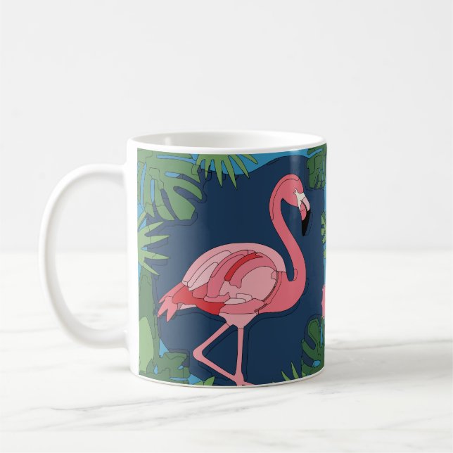 Taza De Café Geo Flamingo (Izquierda)