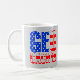 Taza De Café Geocacher de Estados Unidos