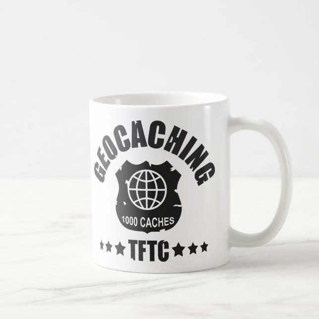 Taza De Café Geocaching Award 1000 (Derecha)