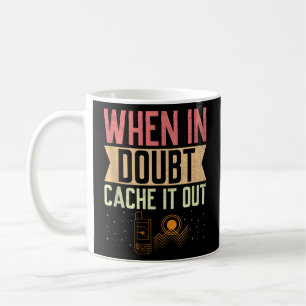 Taza De Café Geocaching Geocache Funny Geocacher Sayi