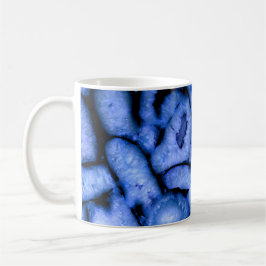 Taza De Café Geodas de Ágata de Cuarzo Azul