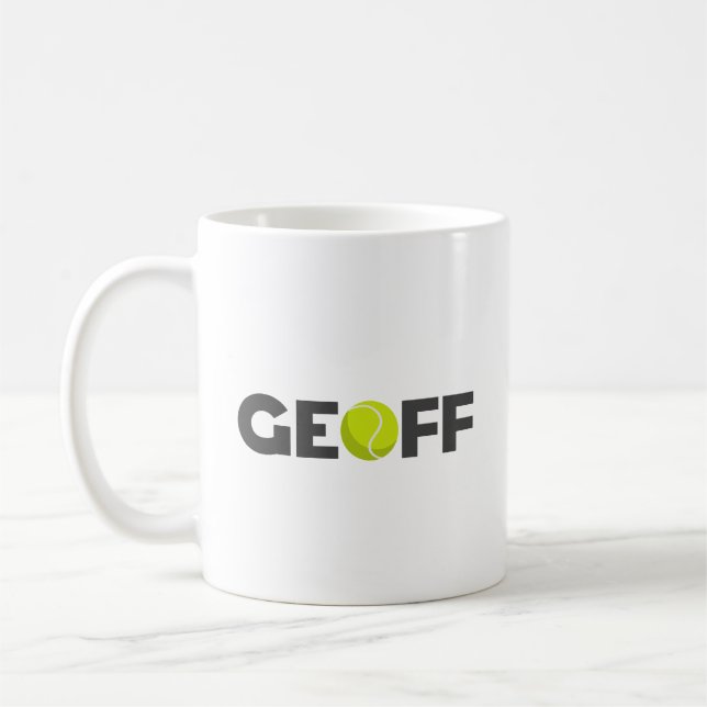Taza De Café Geoff Tennis (Izquierda)
