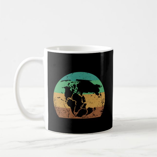 Taza De Café Geología de la pangea de reunión (Izquierda)