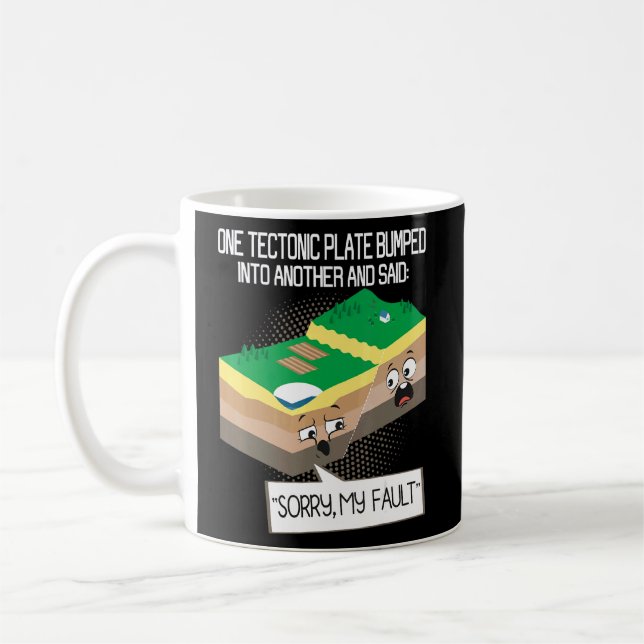 Taza De Café Geología de placas tectónicas Tierra Seísmo de pro (Izquierda)