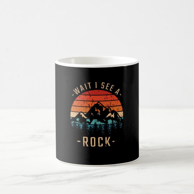 Taza De Café Geología - Espera, veo una roca (Centro)