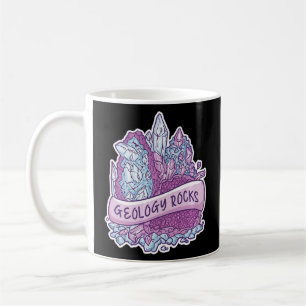 Taza De Café Geología Geóloga Rock Geografía Tierra Núcleo Geol