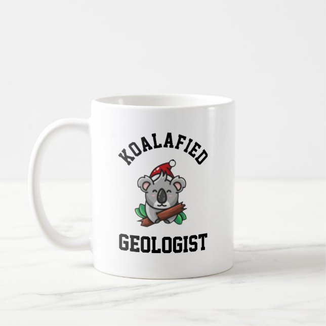 Taza De Café Geólogo Koalafied (Izquierda)